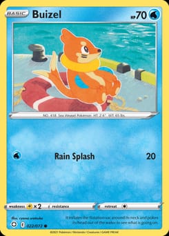Shining Fates Buizel #22 card