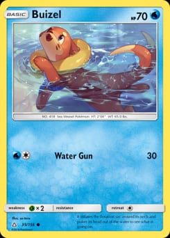 Ultra Prism Buizel #35 card