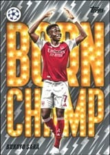 2025-26 Topps UEFA Club Competitions Born Champ Bukayo Saka #BC-1 card