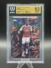 2025-26 Topps UEFA Club Competitions Murals Bukayo Saka #MR-4 card