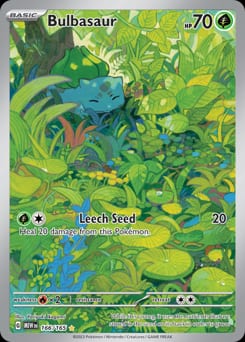2023 151 Bulbasaur #166 card