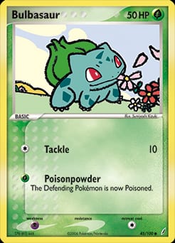 2006 Crystal Guardians Bulbasaur #45 card
