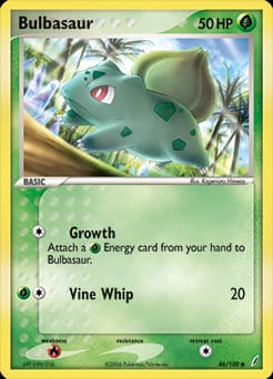 2006 Crystal Guardians Bulbasaur #46 card