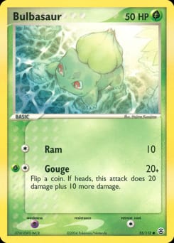 2004 FireRed & LeafGreen Bulbasaur #55 card