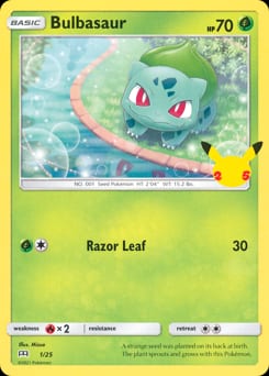 McDonald's Collection 2021 Bulbasaur #1 card