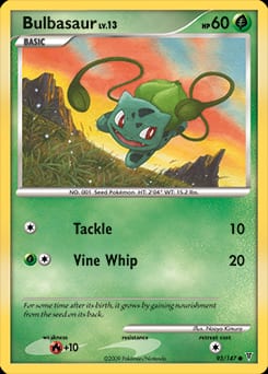 Supreme Victors Bulbasaur #93 card