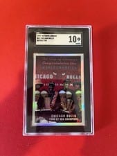 1997 Topps Chrome Bulls NBA Champions #51 card