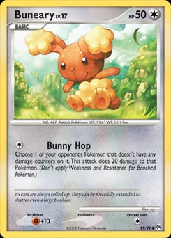 Arceus Buneary #55 card