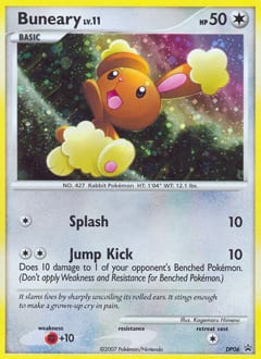 2007 DP Black Star Promos Buneary #DP06 card