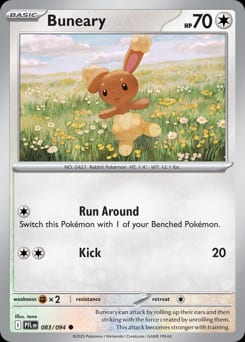 Phantasmal Flames Buneary #83 card
