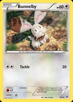 Kalos Starter Set Bunnelby #30 card