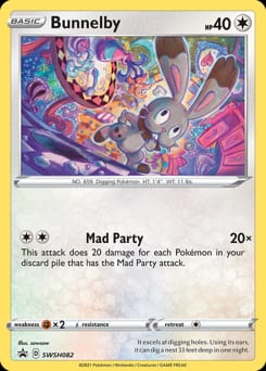 SWSH Black Star Promos Bunnelby #SWSH082 card
