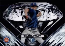 2020 Bowman Draft Applied Pressure Burl Carraway #AP-BC card