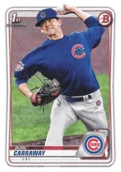 2020 Bowman Draft Base Set Burl Carraway #BD-25 card