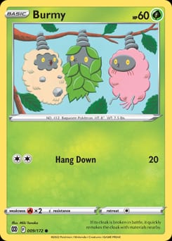Brilliant Stars Burmy #9 card