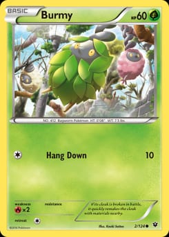 Fates Collide Burmy #2 card