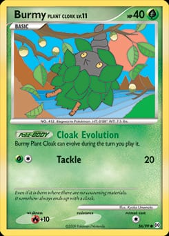 Arceus Burmy Plant Cloak #56 card