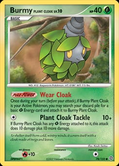 Secret Wonders Burmy Plant Cloak #78 card