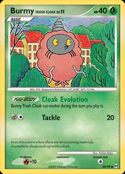 Arceus Burmy Trash Cloak #58 card