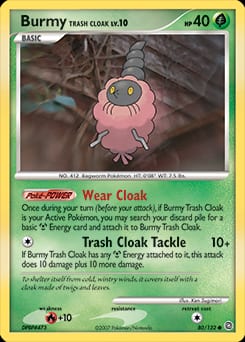 Secret Wonders Burmy Trash Cloak #80 card