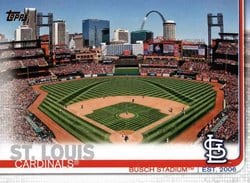 2019 Topps Base Set Busch Stadium #31 card