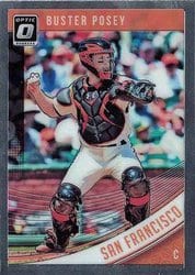 2018 Donruss Optic Base Set Buster Posey #133 card