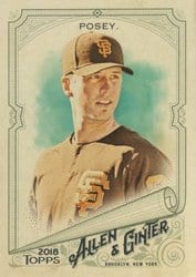 2018 Topps Allen & Ginter Base Set Buster Posey #172 card