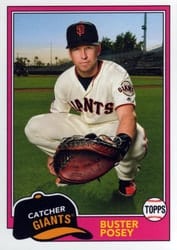 2018 Topps Archives Base Set Buster Posey #205 card