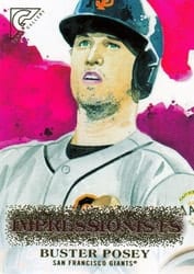 2018 Topps Gallery Impressionists Buster Posey #I-17 card