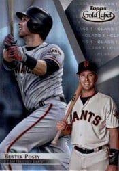 2018 Topps Gold Label Base Set Buster Posey #83 card