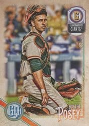 2018 Topps Gypsy Queen Base Set Buster Posey #81 card