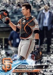 2018 Topps Holiday Base Set Buster Posey #HMW12 card