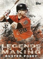 2018 Topps Legends in the Making (Series One) Buster Posey #LTM-BP card