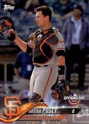 2018 Topps Opening Day Base Set Buster Posey #5 card