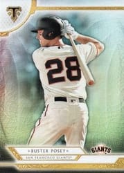 2018 Topps Triple Threads Base Set Buster Posey #24 card