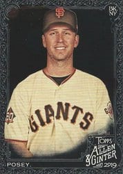 2019 Topps Allen & Ginter X Base Set Buster Posey #52 card