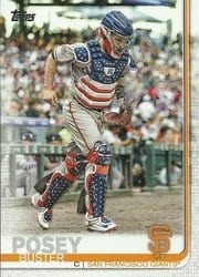 2019 Topps Base Set Buster Posey #157 card