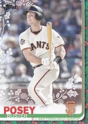 2019 Topps Holiday Base Set Buster Posey #HW96 card