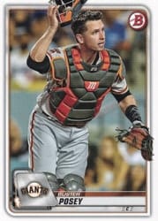 2020 Bowman Base Set Buster Posey #86 card