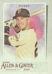 2020 Topps Allen & Ginter Base Set Buster Posey #111 card