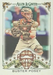 2020 Topps Allen & Ginter Field Generals Buster Posey #FG-14 card