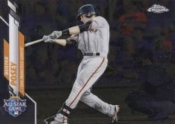 2020 Topps Chrome Update Base Set Buster Posey #U-68 card