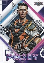2020 Topps Fire Base Set Buster Posey #146 card