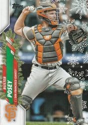 2020 Topps Holiday Base Set Buster Posey #HW137 card