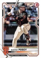 2021 Bowman Base Set Buster Posey #6 card