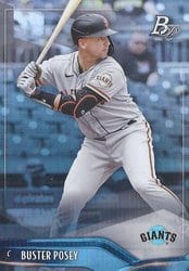 2021 Bowman Platinum Base Set Buster Posey #49 card