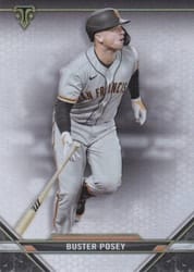 2021 Topps Triple Threads Base Set Buster Posey #14 card