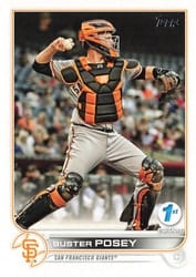 2022 Topps 1st Edition Base Set Buster Posey #209 card