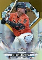 2022 Topps Chrome Update Diamond Greats Die-Cuts Buster Posey #DGC-45 card