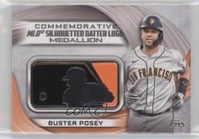 2022 Topps Commemorative MLB Logo Medallions Buster Posey #MLBL-BP card